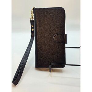 New Wallet phone case for Galaxy S22 5G Black